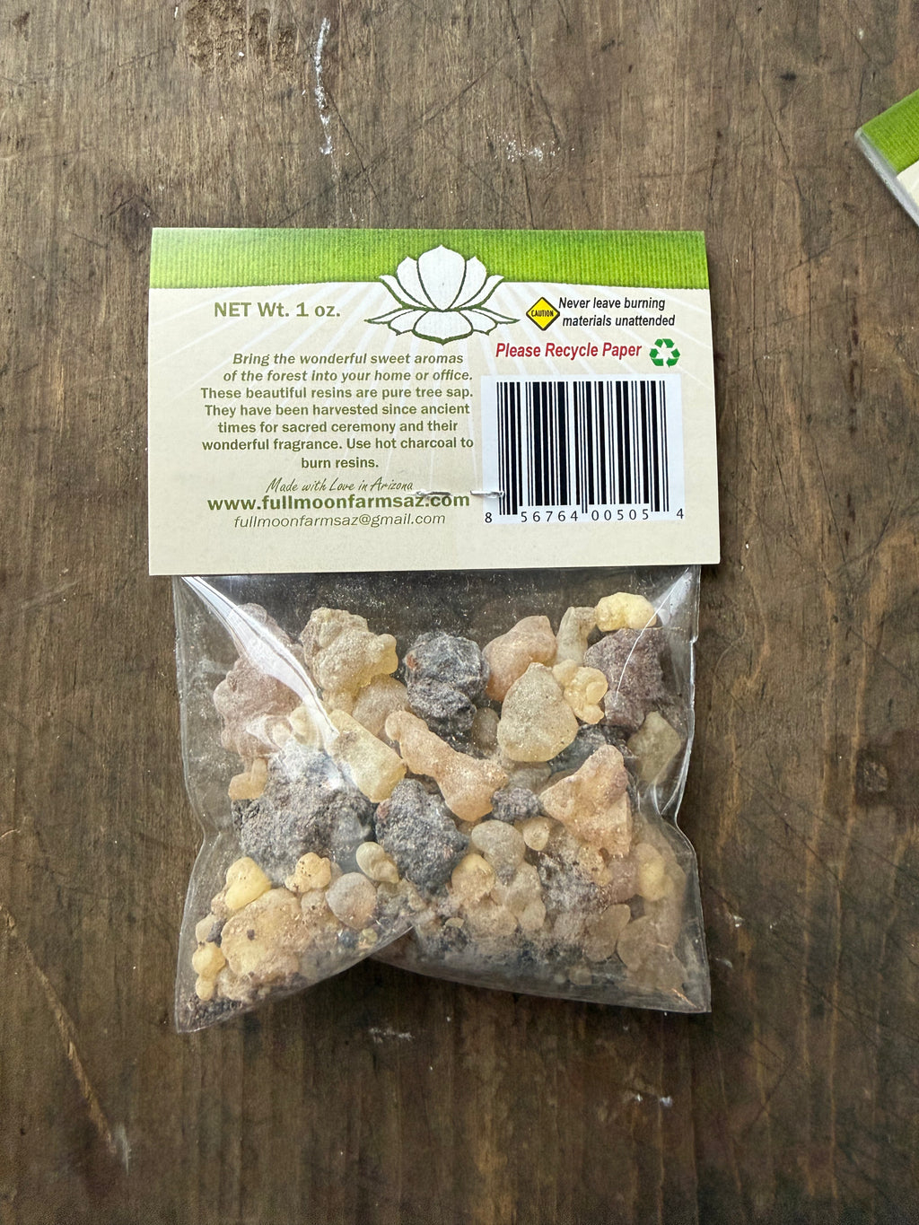 Frankincense & Myrrh Resin Incense — 1 oz Sacred Healing & Ceremony Blend