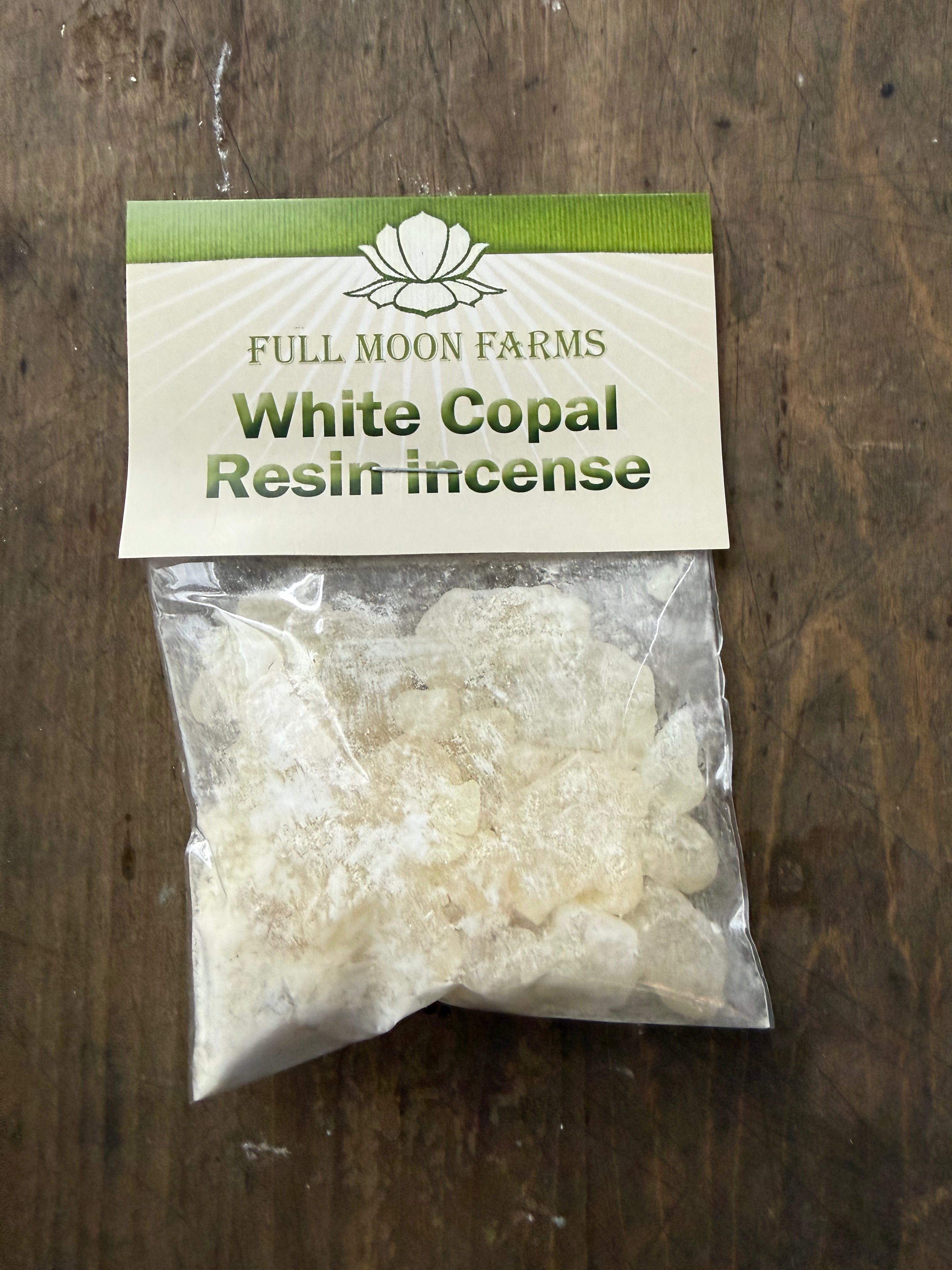 White Copal Resin Incense — 1 oz Sacred Purification & Loving Energy Resin