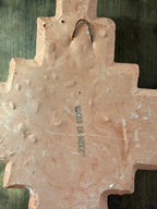 Zia Four Rays Sun with Face Ceramic Wall Art (12” x 12”) | Handmade in Mexico