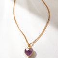 Precious Heart Amethyst Necklace