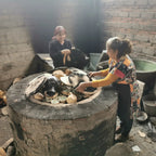 Oaxacan Barro Negro Incense Burner Bowl — Handcrafted Zapotec Pottery from Santa María Atzompa