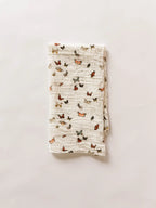Butterfly Migration Cotton Muslin Baby Swaddling Blanket