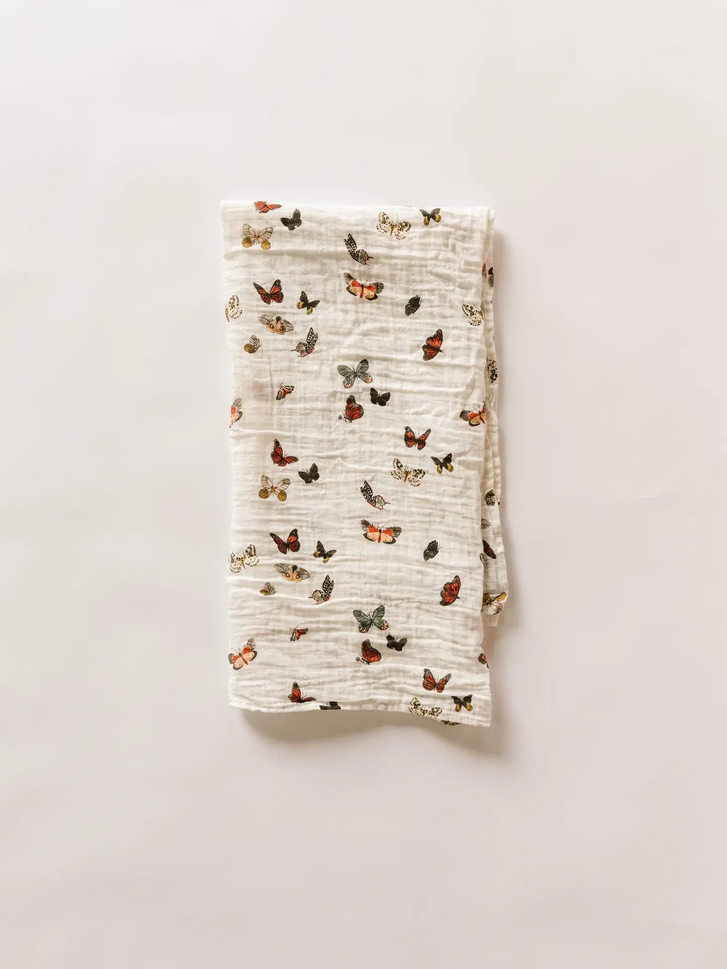 Butterfly Migration Cotton Muslin Baby Swaddling Blanket