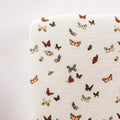 Butterfly Migration Muslin Crib Sheet