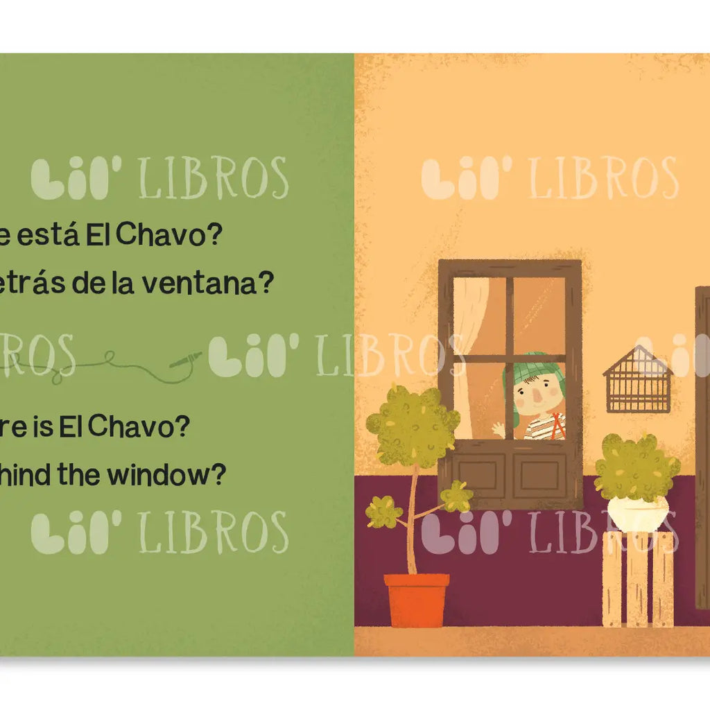 Where Is El Chavo? (Bilingual English & Spanish)--A Bilingual Seek-and-Find Board Book Inspired by El Chavo del Ocho