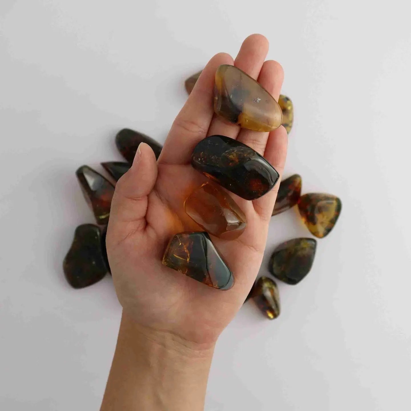 Chiapas Amber Tumbled Stones (10g) for Protection, Ancient Wisdom, Solar Energy