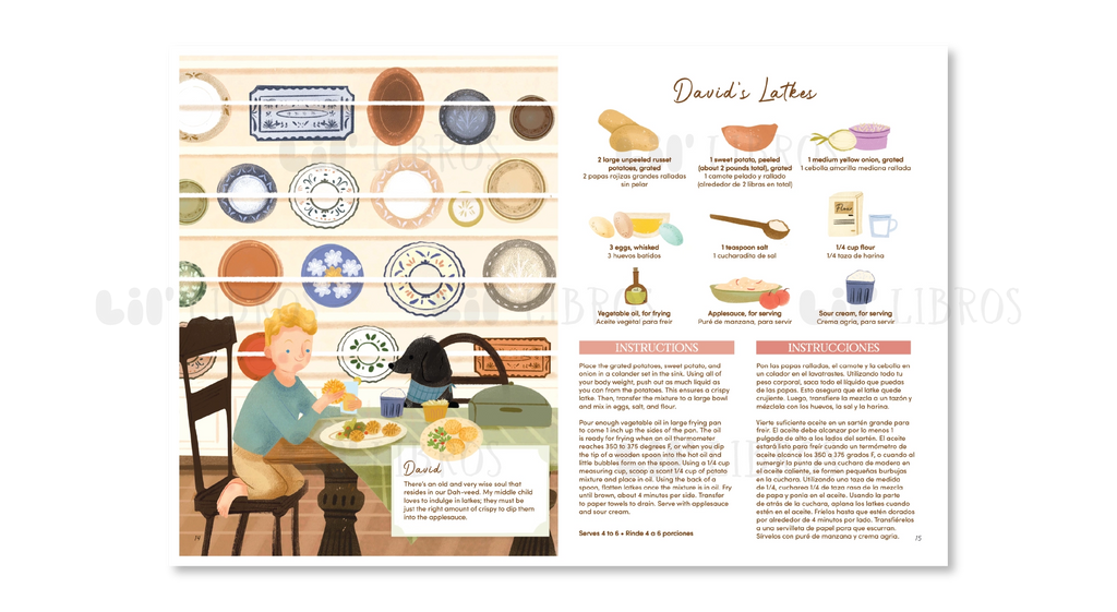 Cocinando On Cook Street: A Collection of Mi Familia's Recipes: A Bilingual Children's Book