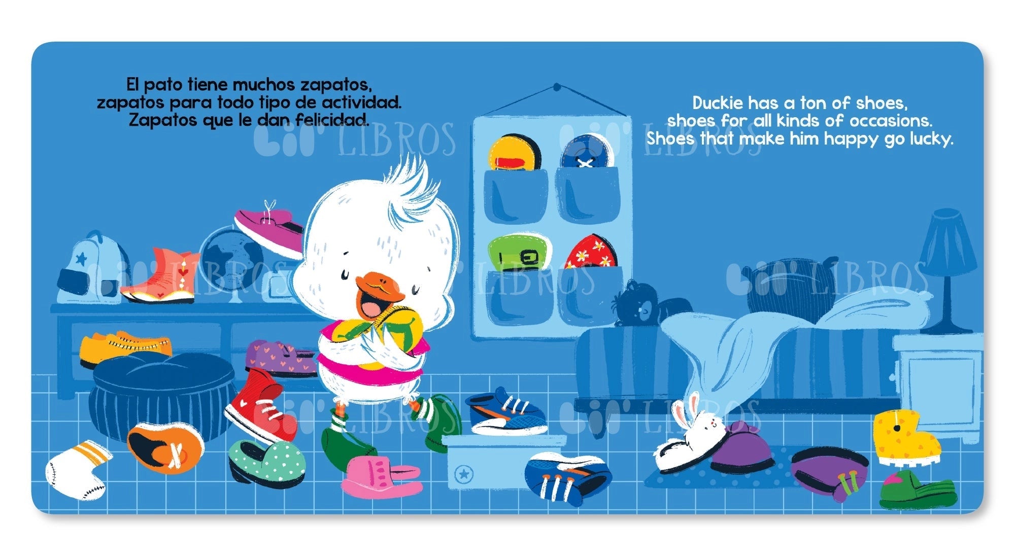 El Pato y Sus Zapatos — A Bilingual Children’s Board Book (English & Spanish)