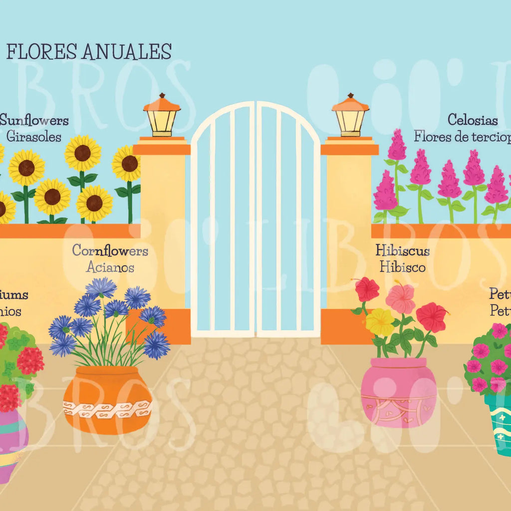 My First 100 Plantitas & Florecitas Words (Bilingual English & Spanish)--A Bilingual Board Book Featuring 100 Plants, Flowers & Nature Words for Little Learners
