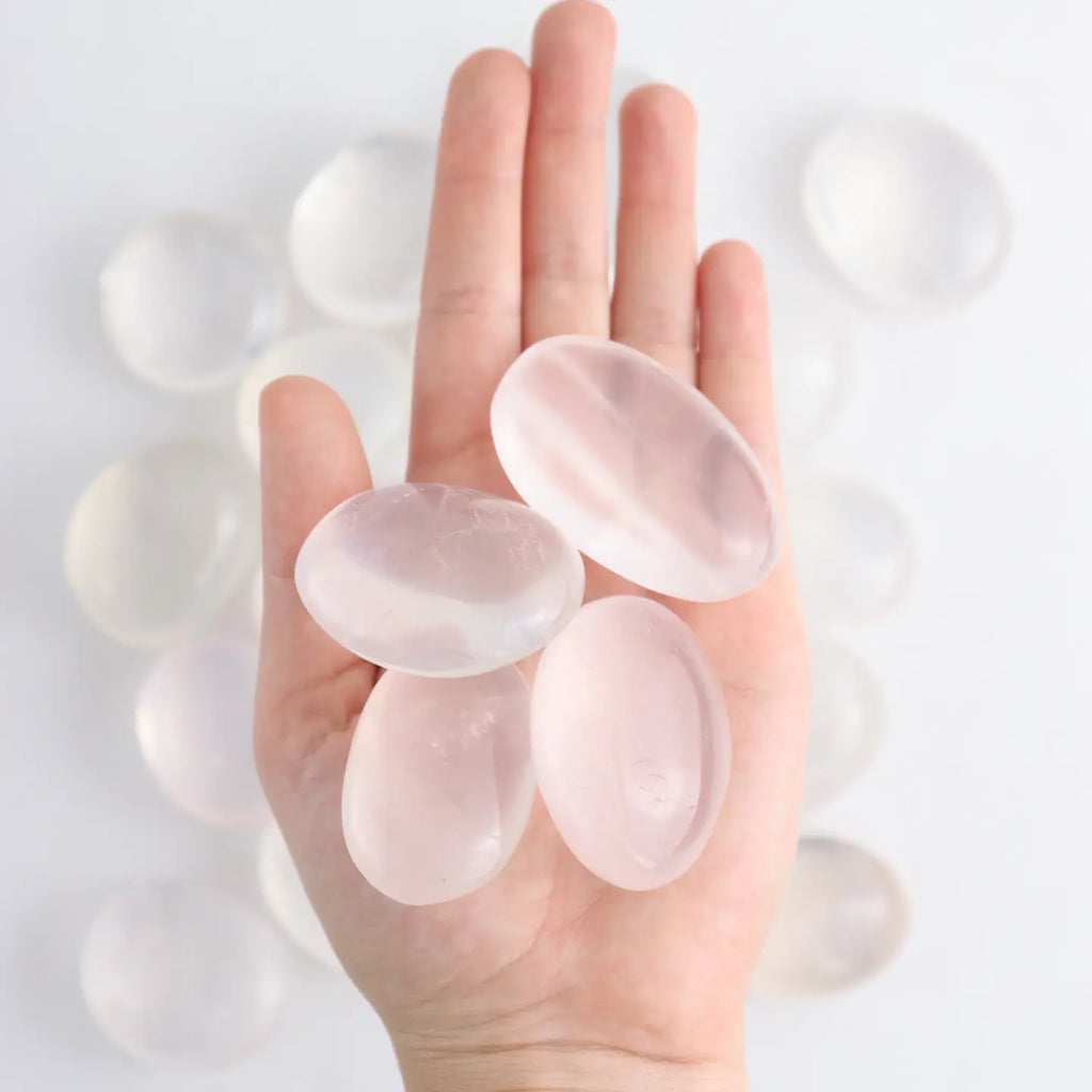 Girasol Opal Tumbled Palm Stone