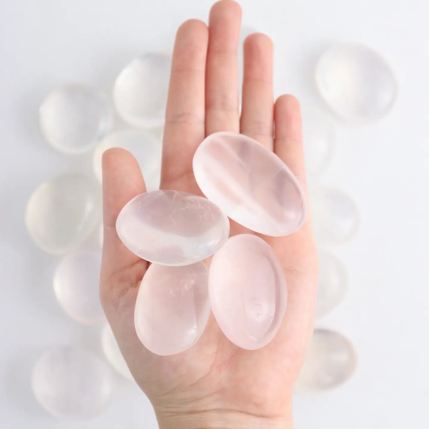 Girasol Opal Tumbled Palm Stone