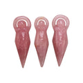 Rose Quartz Crystal Goddess — Divine Feminine Love & Womb Healing Stone