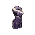 Chevron Amethyst Crystal Goddess Torso — Divine Feminine Intuition & Spiritual Protection