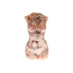 Cherry Blossom Agate Crystal Goddess Torso — Divine Feminine Nurturing & Emotional Healing
