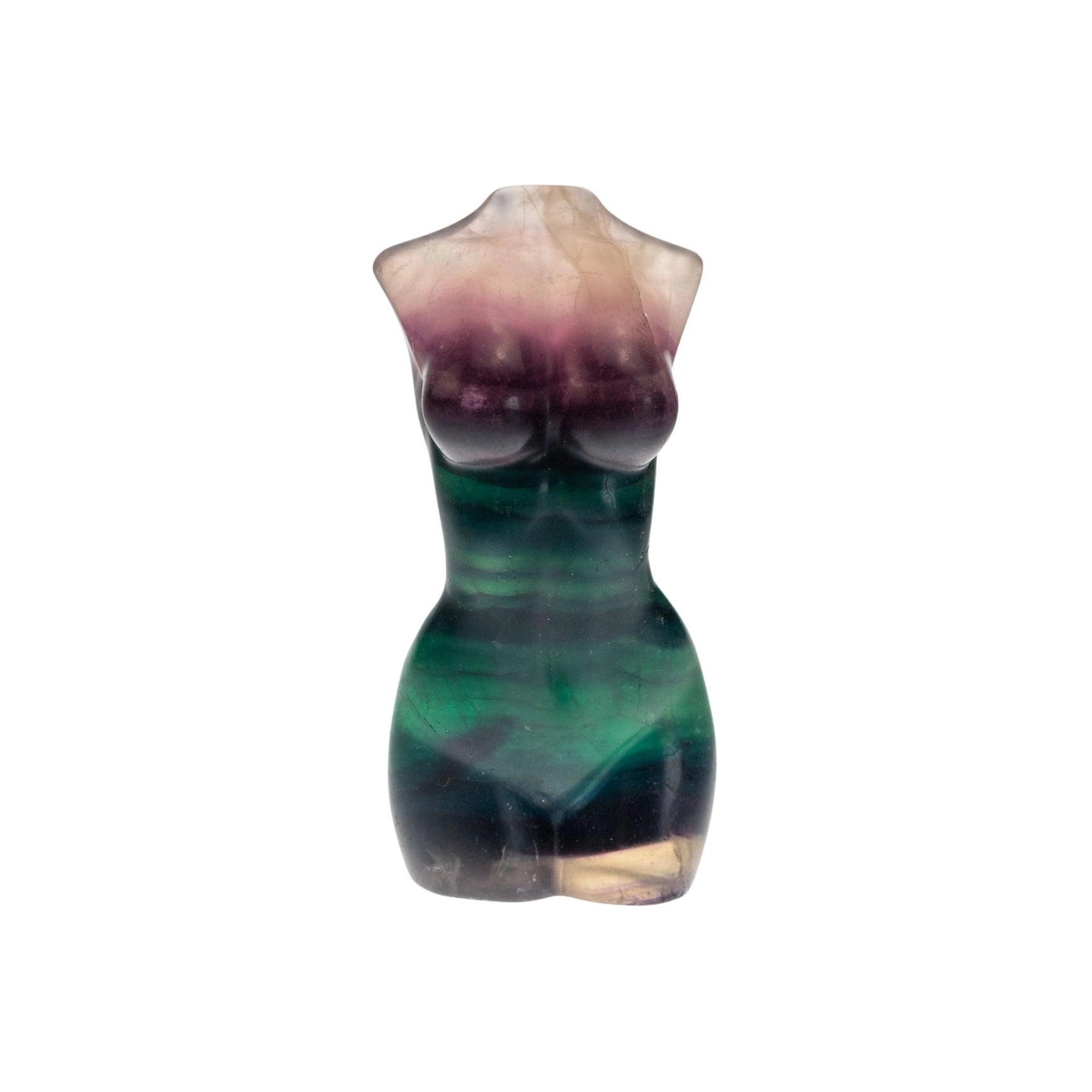 Fluorite Crystal Goddess Torso — Divine Feminine Clarity & Emotional Balance