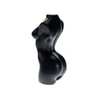 Black Obsidian Crystal Goddess Torso — Divine Feminine Protection & Grounding Sculpture