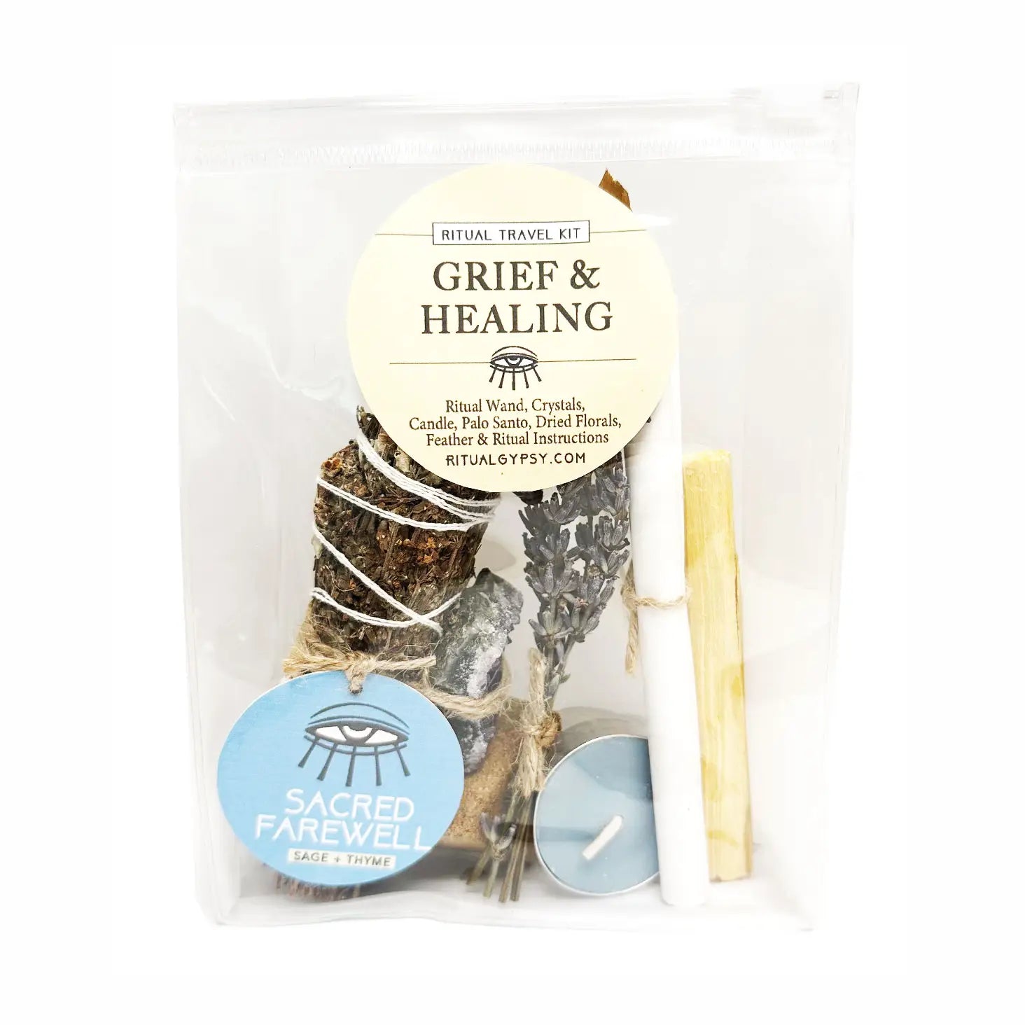 Sacred Farewell Ritual Kit — Grief & Healing Set