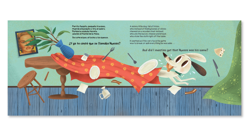 Huesos (Bilingual English & Spanish) by Luis San Vicente--A Heartwarming Día de Muertos Children’s Book Celebrating Family, Culture & Bilingual Learning