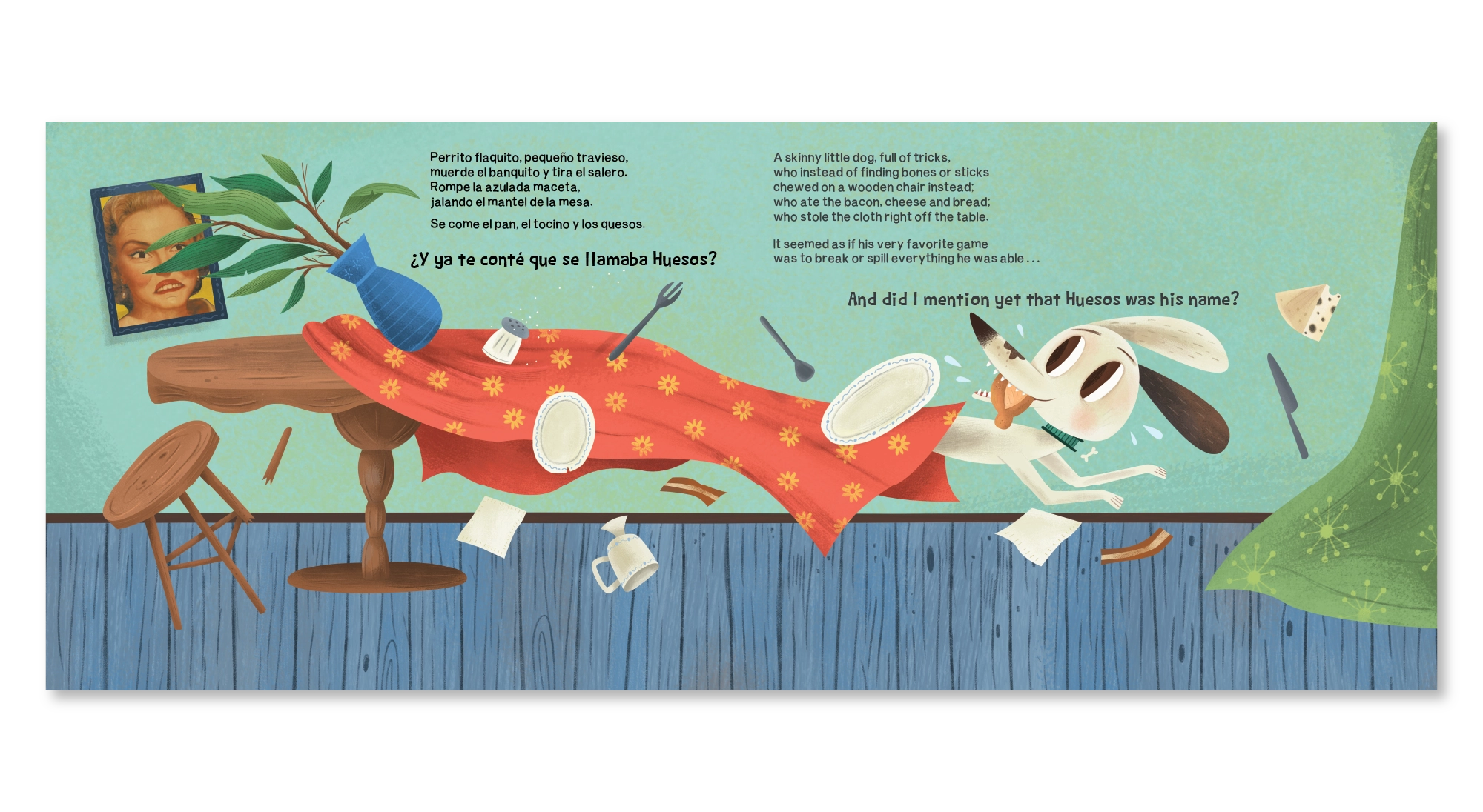 Huesos (Bilingual English & Spanish) by Luis San Vicente--A Heartwarming Día de Muertos Children’s Book Celebrating Family, Culture & Bilingual Learning