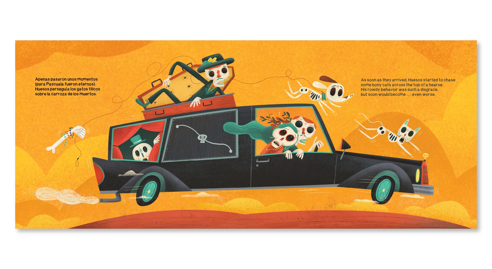 Huesos (Bilingual English & Spanish) by Luis San Vicente--A Heartwarming Día de Muertos Children’s Book Celebrating Family, Culture & Bilingual Learning