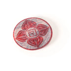 Soapstone Incense Burner Plate — Root Chakra (Muladhara) | 3” Ritual Burner