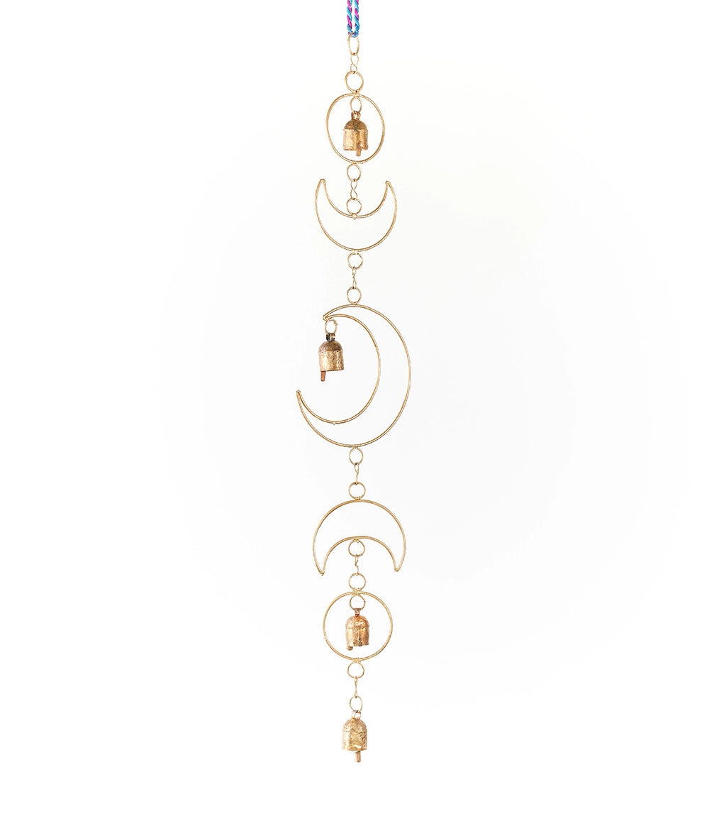 Indukala Large Moon Phase Wind Chime