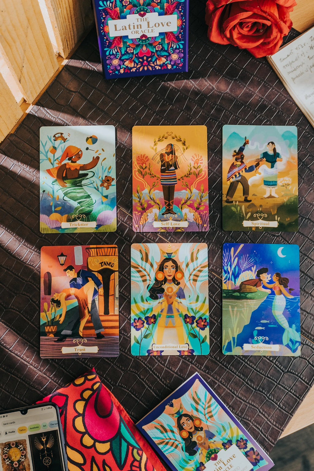 The Latin Love Oracle Card Deck and Guidebook