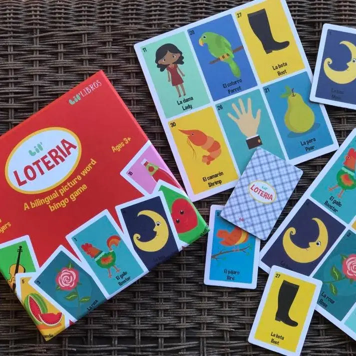 Lil’ Lotería: A Bilingual Picture Word Bingo Game (English & Spanish)