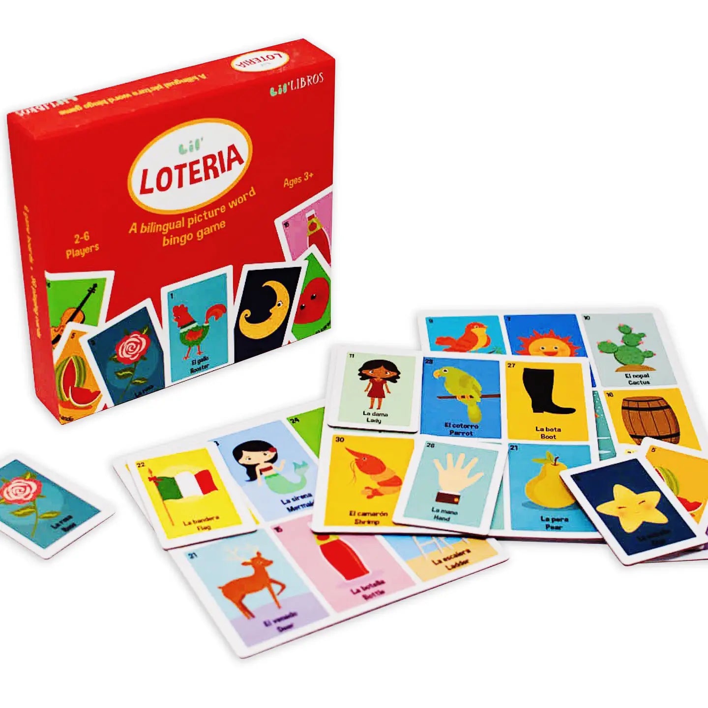Lil’ Lotería: A Bilingual Picture Word Bingo Game (English & Spanish)