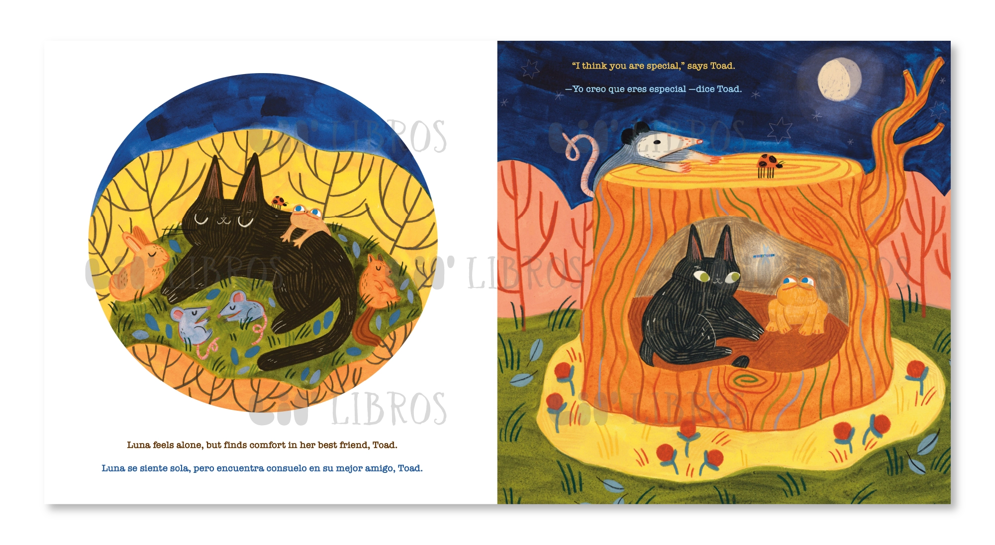Luna Oscura — A Bilingual Children’s Picture Book About Belonging, Magic & Community (English & Spanish)