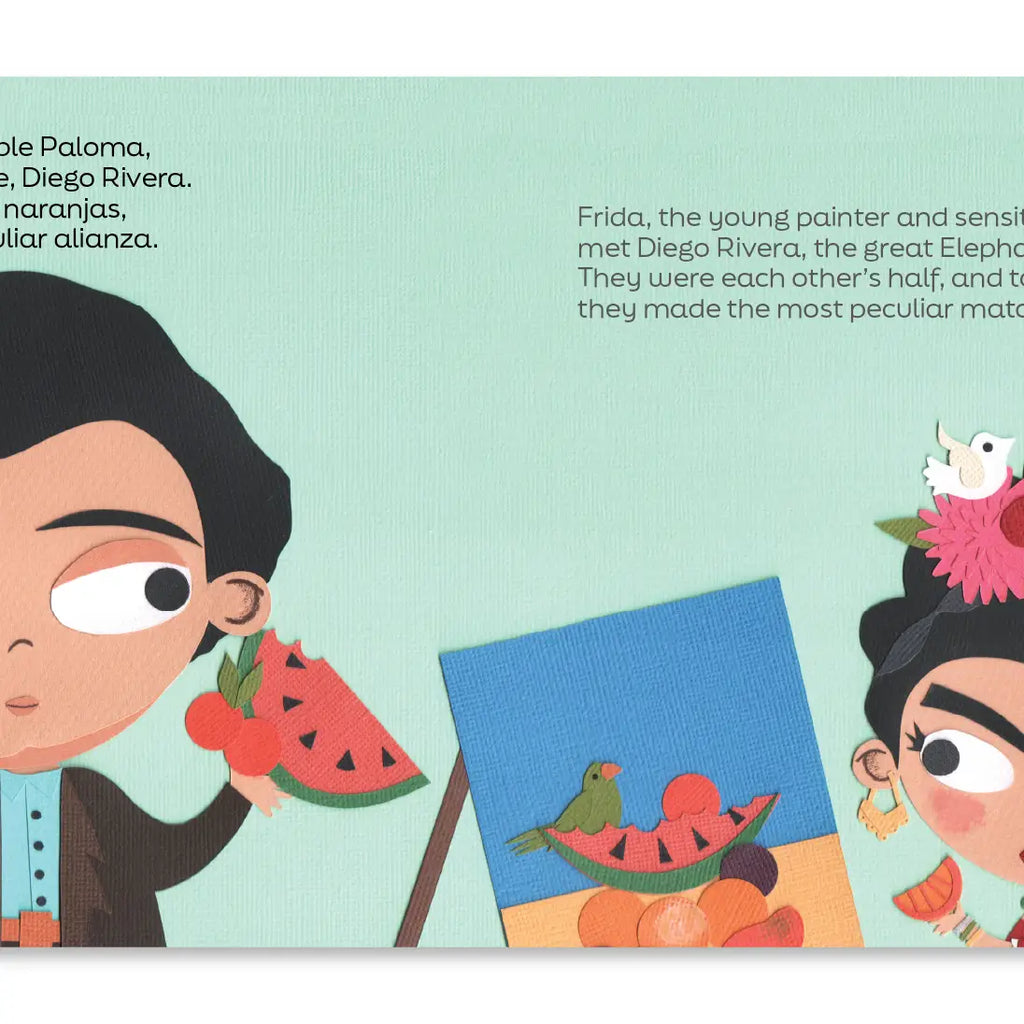 Medias Naranjas: Diego & Frida (Bilingual English & Spanish)--A Bilingual Board Book Celebrating Diego Rivera, Frida Kahlo & Mexican Art