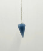 Angelite Pendulum for Emotional Clarity, Angelic Guidance, and Intuition