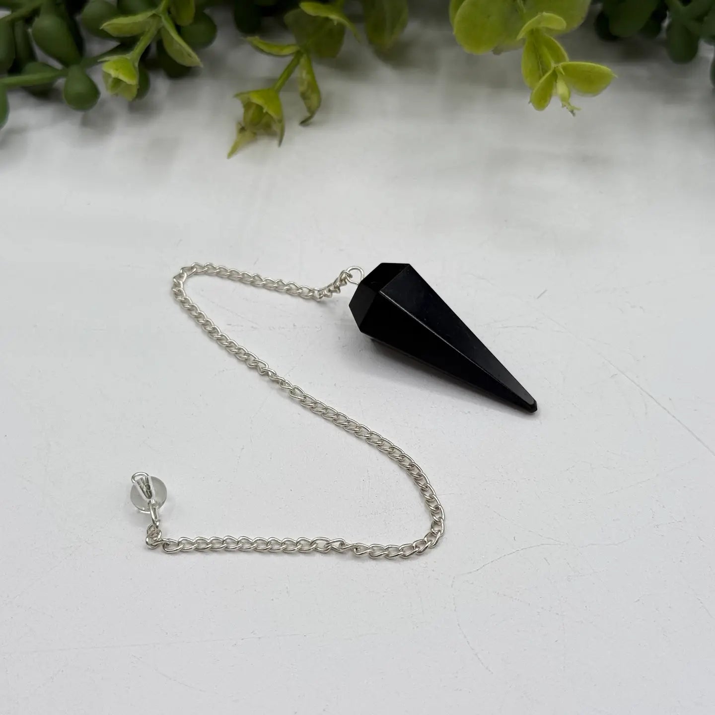Black Obsidian Pendulum — Divination Tool for Protection, Grounding & Clear Answers
