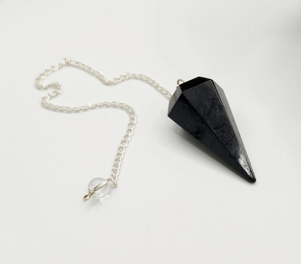 Black Tourmaline Pendulum — Protection, Grounding & Clear Energy Readings