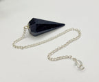 Blue Goldstone Pendulum — Divination Tool for Intuition, Focus, Celestial Energy
