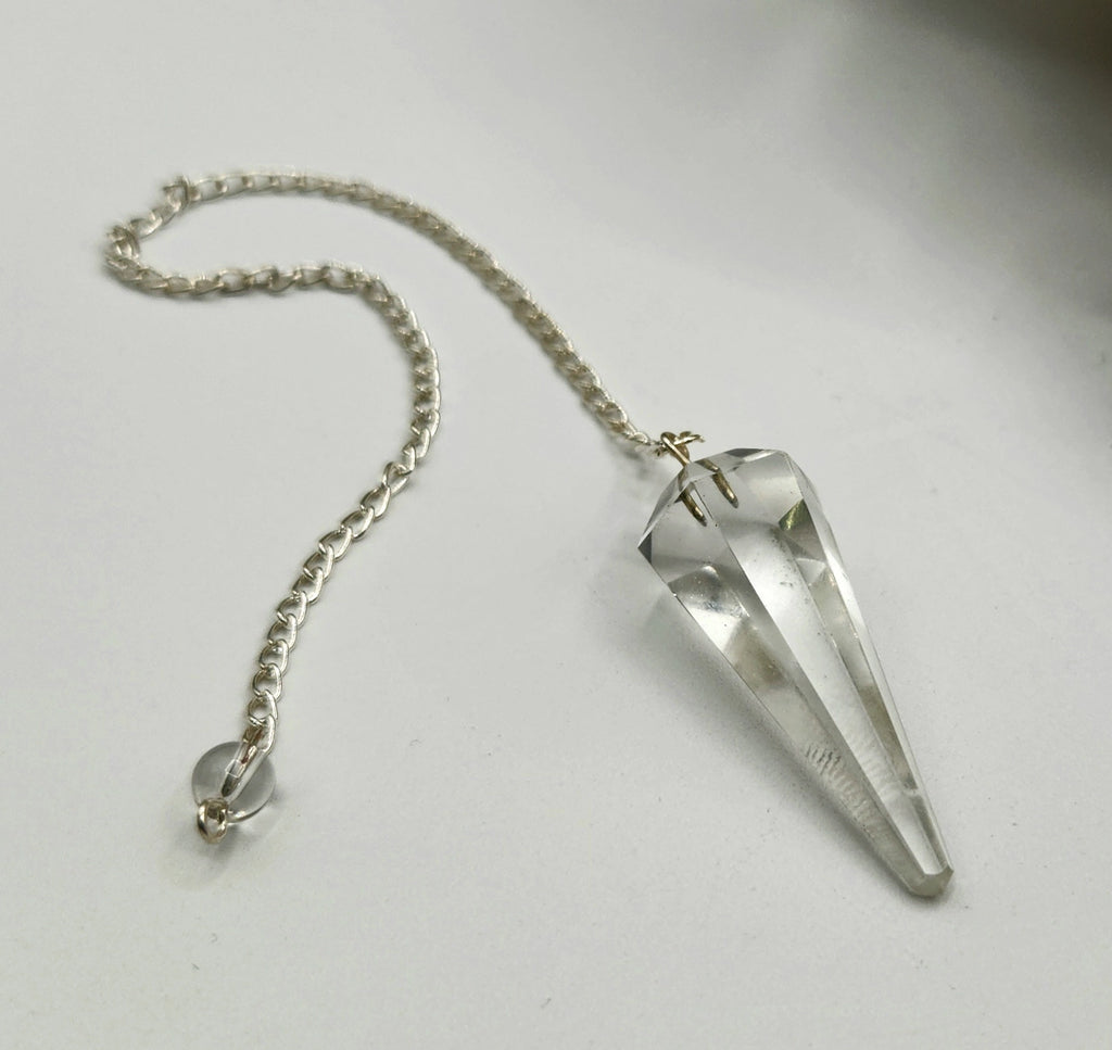 Clear Quartz Pendulum — Clarity, Amplification & Universal Energy Divination Tool