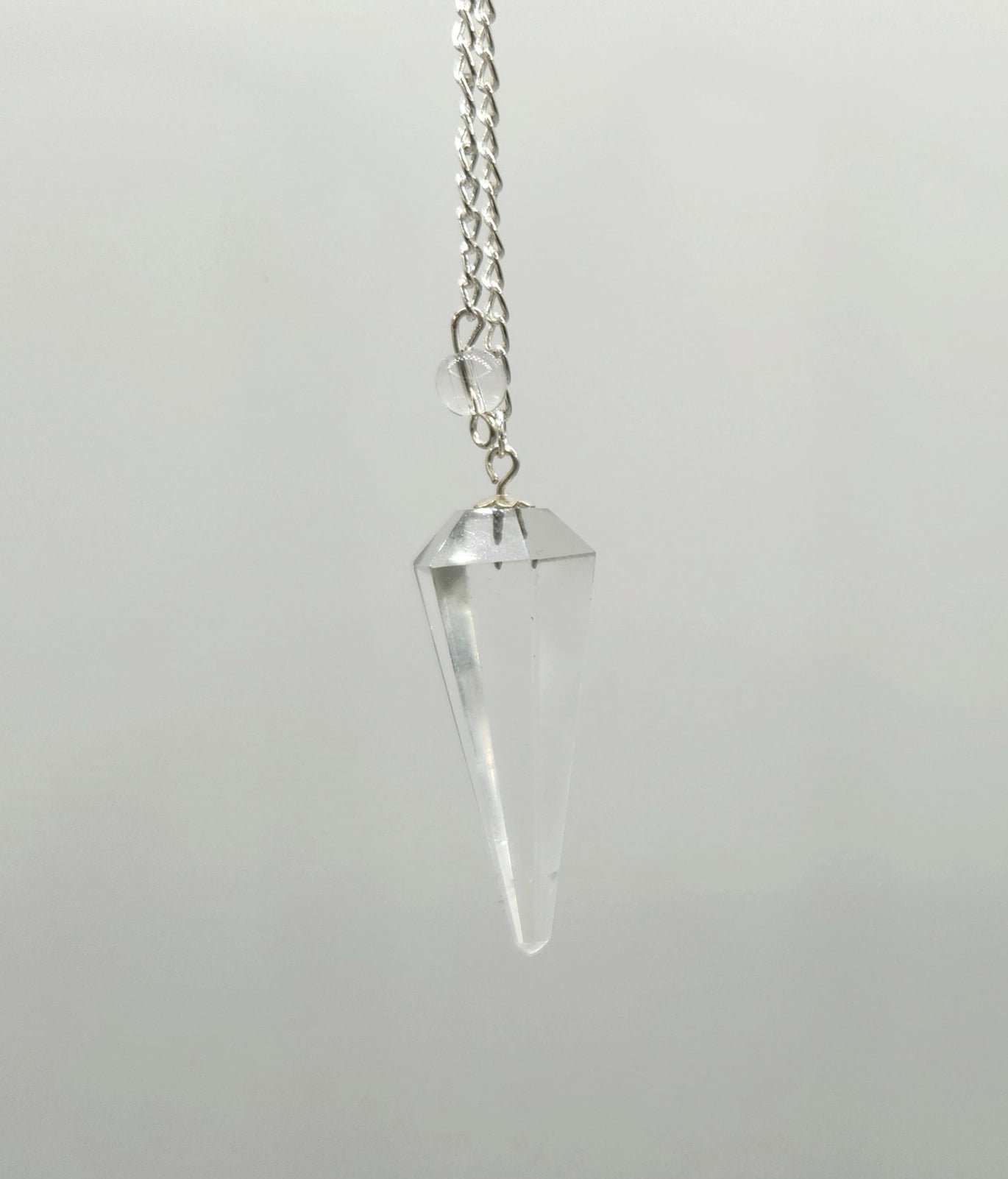 Clear Quartz Pendulum — Clarity, Amplification & Universal Energy Divination Tool