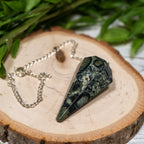 Kambaba Jasper Pendulum — Deep Grounding, Ancestral Wisdom & Earth Energy Divination Tool