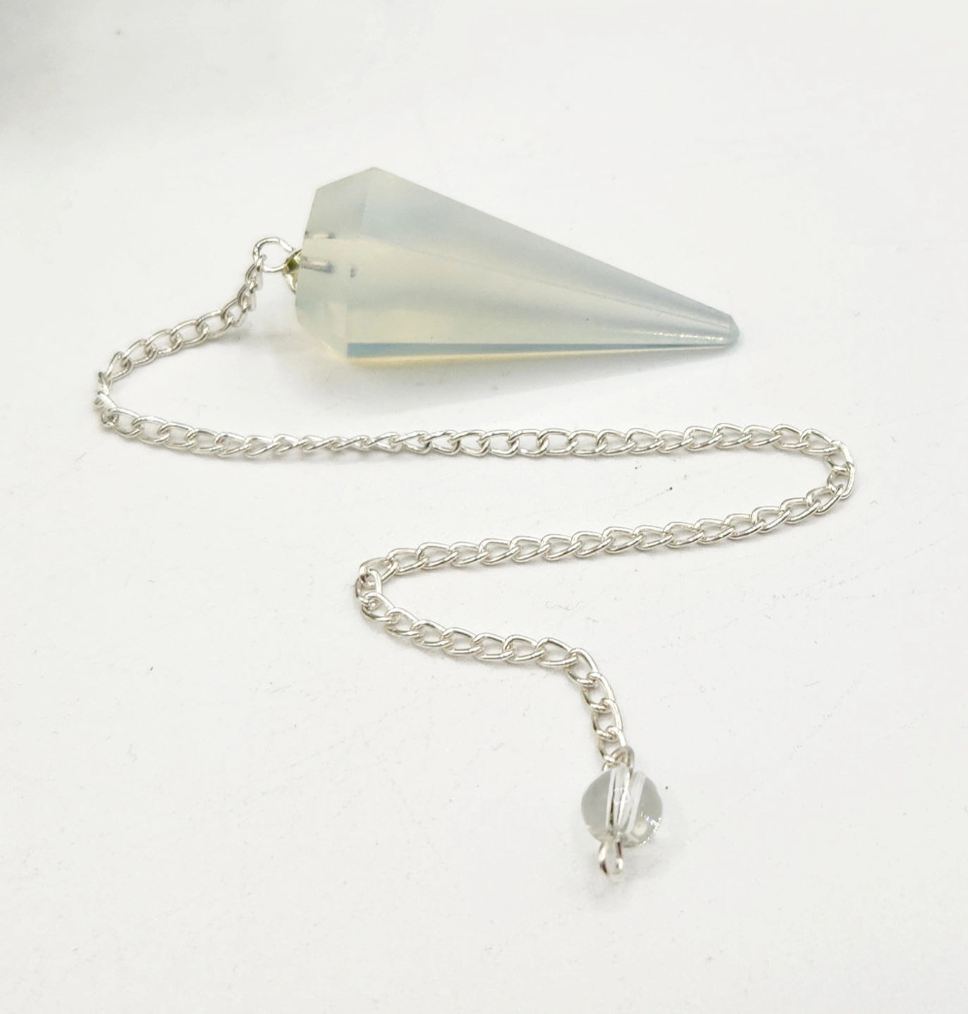 Opalite Pendulum — Emotional Flow, Intuition & Gentle Energy Alignment Divination Tool