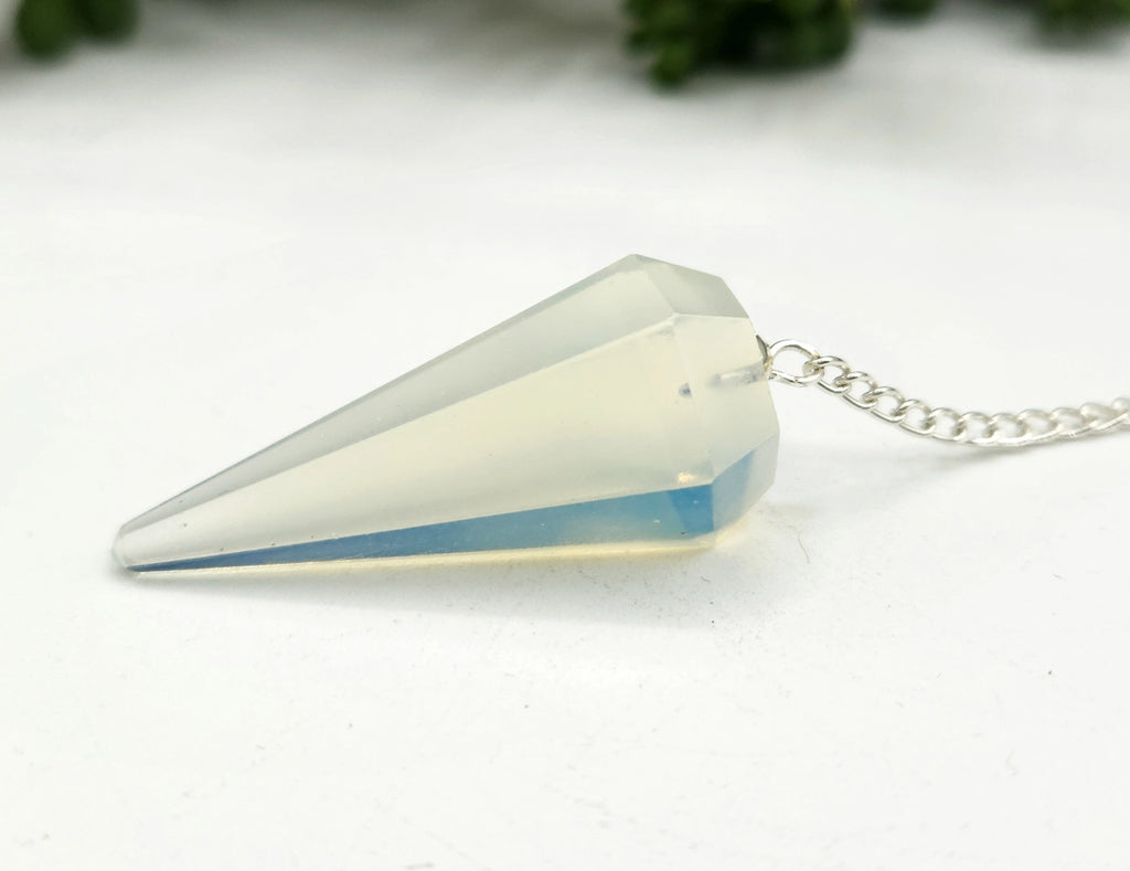 Opalite Pendulum — Emotional Flow, Intuition & Gentle Energy Alignment Divination Tool
