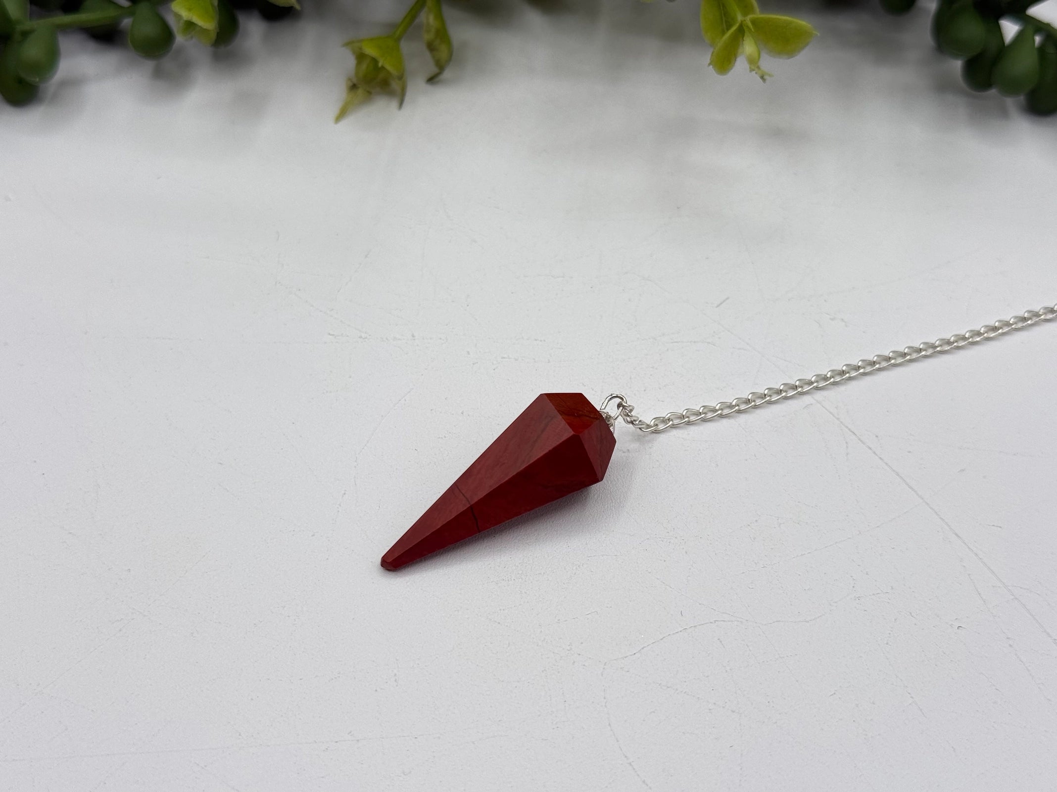 Red Jasper Pendulum — Grounding, Stability & Rooted Intuition Divination Tool