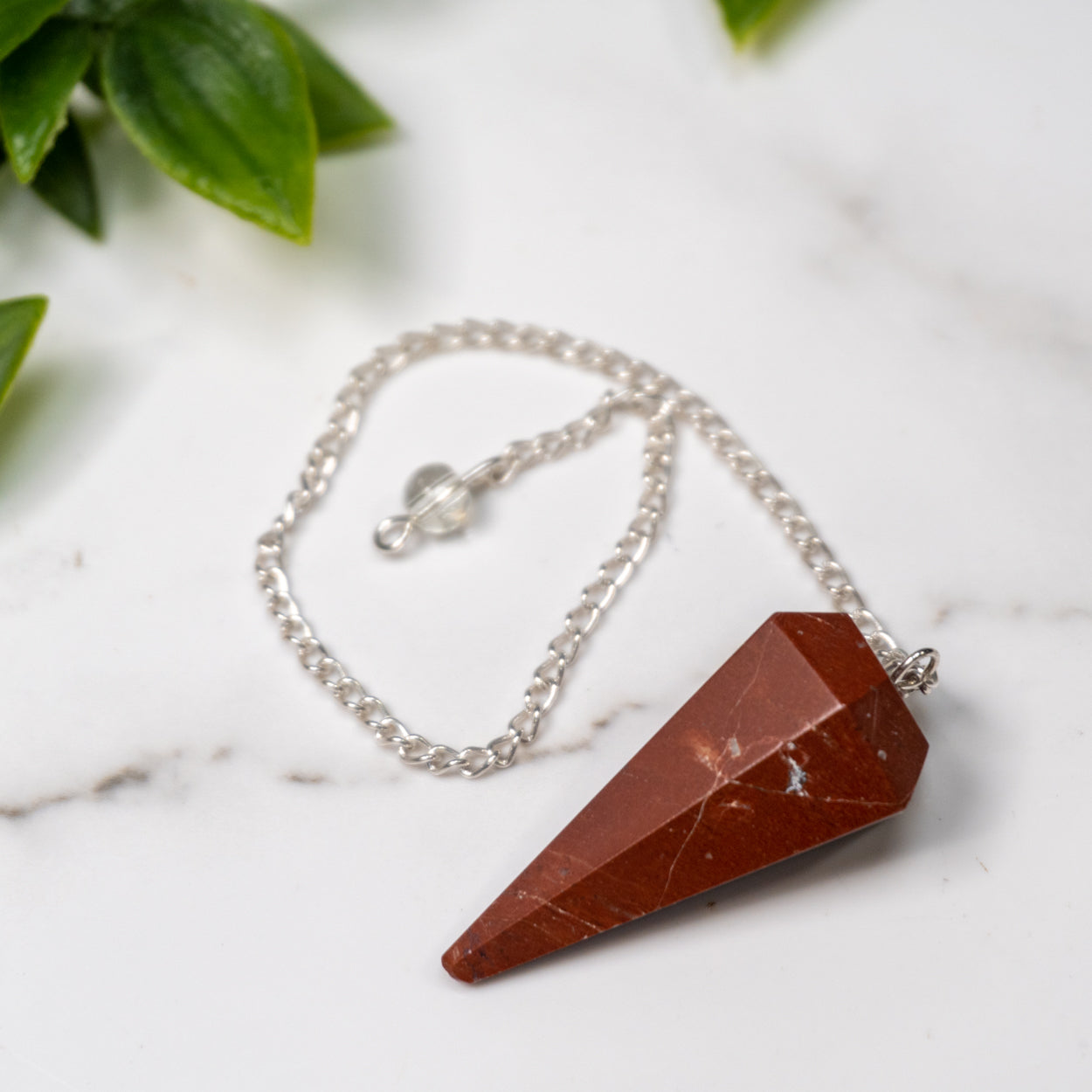 Red Jasper Pendulum — Grounding, Stability & Rooted Intuition Divination Tool