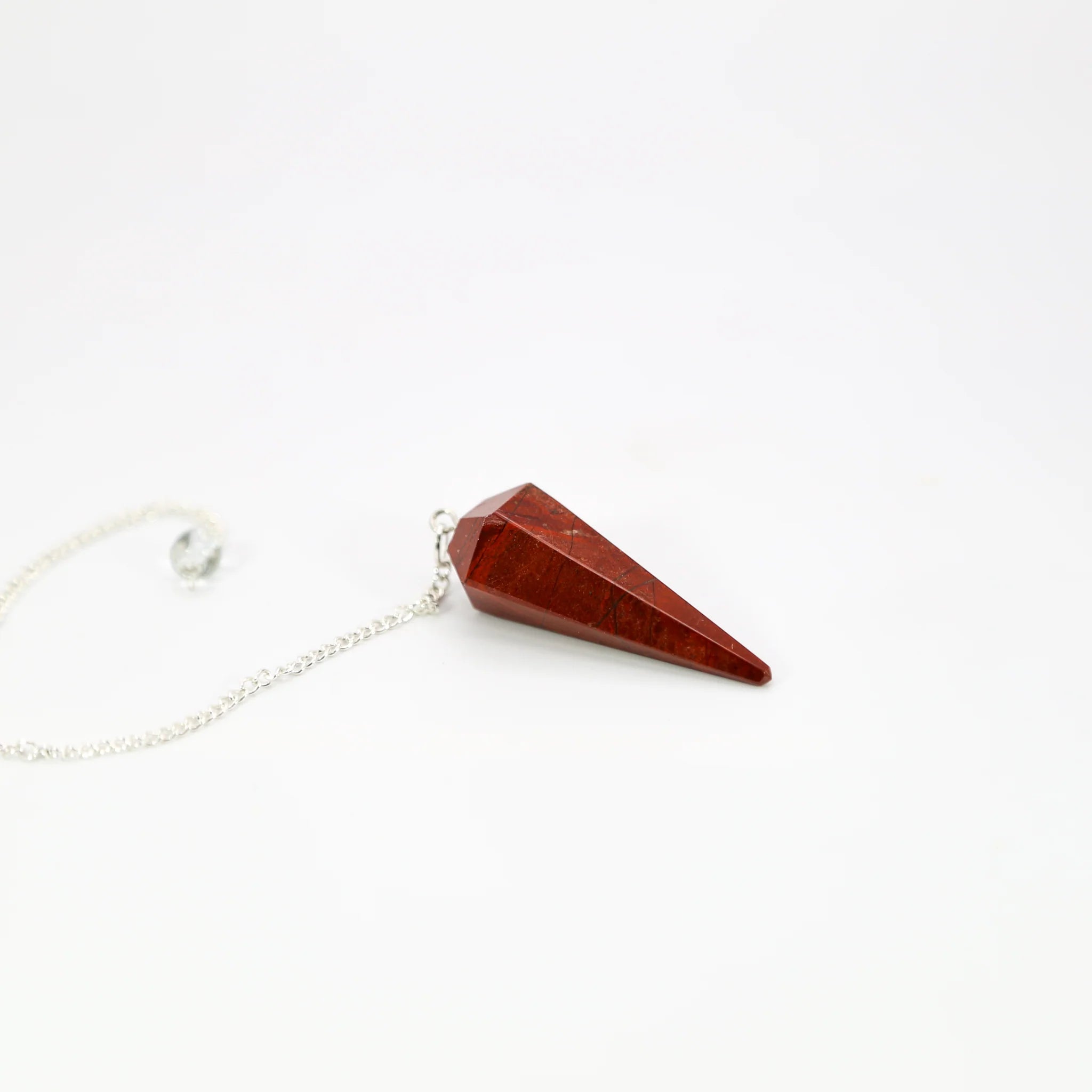 Red Jasper Pendulum — Grounding, Stability & Rooted Intuition Divination Tool