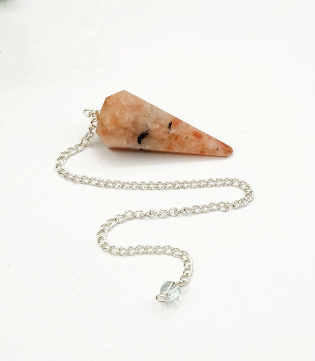 Sunstone Pendulum — Confidence, Vitality & Joyful Intuition Divination Tool
