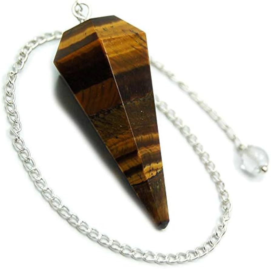 Yellow Tiger Eye Pendulum — Confidence, Focus & Solar Plexus Intuition Tool