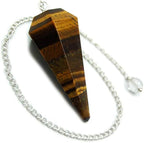Yellow Tiger Eye Pendulum — Confidence, Focus & Solar Plexus Intuition Tool