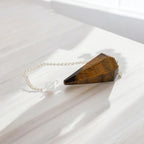 Yellow Tiger Eye Pendulum — Confidence, Focus & Solar Plexus Intuition Tool