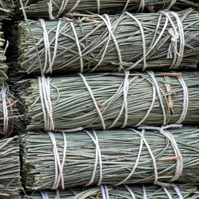 Pine Herb Wand - 4" Wand for Cleansing, Grounding, Protection