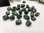 Jade Rune Stone Set — Harmony, Wisdom & Heart-Centered Divination Tools
