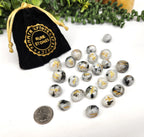 Rainbow Moonstone Rune Stone Set — Intuition, Lunar Energy & Feminine Wisdom Divination Tools